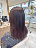 美髪矯正でつるんな艶髪に♪