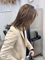 アンダーカレント(undercurrent)&nbsp;ブリーチなしハイトーンデザインカラーダブルカラーベージュ