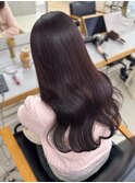 ワンカラーの深めピンクラベンダー