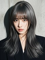 エイチ ウルフカット 大阪梅田(811)&nbsp;ハイライトクラゲヘアミニボブ成人式パーマミディアム裾カラー