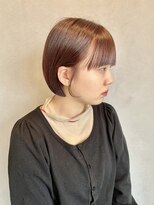 ラヴィズム 長岡店(LUVISM)&nbsp;韓国/顔周りレイヤー/ダブルカラー/ベージュ/前髪新潟長岡宮関◆