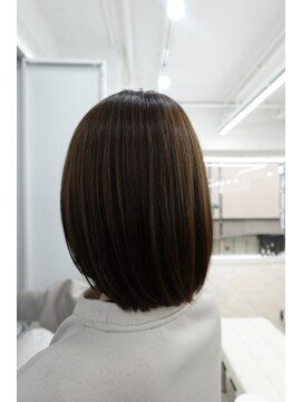 ディジョン 自由ヶ丘(Dijon) 韓国顔まわりレイヤーカットグレージュオリーブベージュブラウン