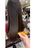 美髪・ツヤ髪縮毛矯正＋カット　　［新宿駅・新宿三丁目駅］