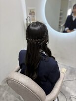 クラン 梅田店(Clan)&nbsp;ハーフアップりぼん