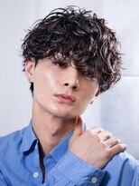 ルーシー 福岡大名店(LUCEY)&nbsp;ツイストスパイラルパーマ波巻きパーマシャドウパーマメンズ