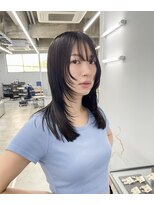 ノード(NODO)&nbsp;【似合わせ◎】黒髪ロングレイヤー