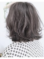 ヘアーアンドアトリエ マール(Hair&Atelier Marl) 【Marl外国人風カラー】ハイライト入りグレージュの外ハネボブ