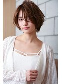 うざバングショートボブ
