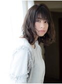 デジタルパーマジェンダーレスとろみ厚めバングミディ☆
