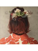 ハーフアップ<着物ヘア> [廣瀬晴菜]