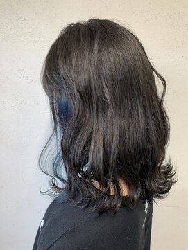 アジールヘア 東上野店(agir hair) オシャレインナーBLUE【イルミナカラー上野】