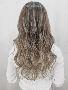 ソース 梅田(SOURCE) 【SOURCE】ミルクティーバレイヤージュ