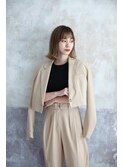 大人可愛い20代30代40代前下がりショートボブ　ショート◎/銀座