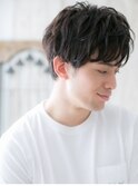 ≪mod's men≫ラフなニュアンスパーマ☆くせ毛ショートP