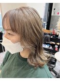 恵比寿 ブリーチ 韓国風 ミルクティーグレージュ