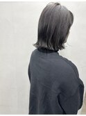 #外はねボブ×ダークグレージュ