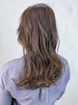 アルバム 銀座(ALBUM GINZA) ロングヘア_グレージュカラーボブウルフココアベージュ_ba419502