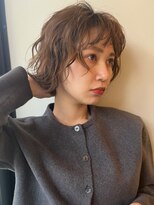 ランカ(Lanca) 〈Lanca つくば〉ボブパーマ/ミルクティーアッシュ/30代40代50代