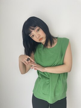 リンネルヘアー (Rin:nel hair) 顔周りレイヤー×ミディアムロング