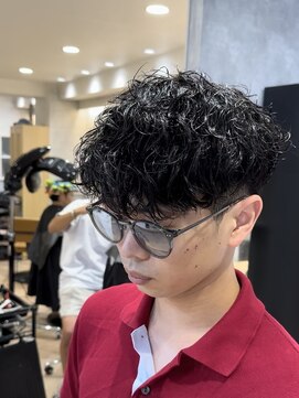 レイズ 名古屋(RAYS) 無造作スペインカールパーマ　　h