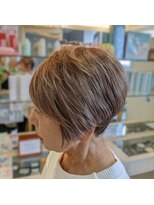 ヘアメイク アージュ 大野城 下大利店(HAIR MAKE age) 立体ハイライトで白髪ぼかしカラー　30代40代50代