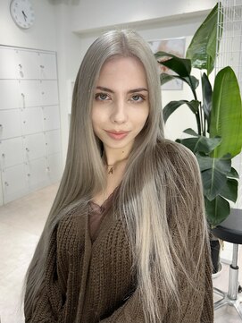 オニキス(ONYX) ブリーチカラー×ホワイトカラー【aya指名】