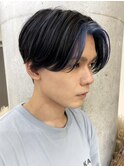 メンズハイトーンメンズブリーチカラーミルクティーピンク池袋