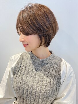 アイスバーグ(eyesburg) 30代40代50代◎大人ナチュラルレイヤーショートボブ/グレージュ