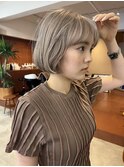 パールベージュボブ
