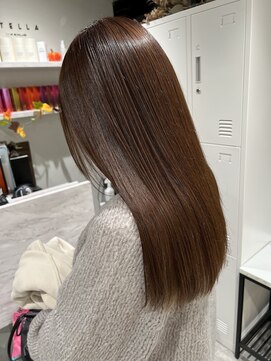 ステラバイケンジ(STELLA by KENJE) 大人綺麗ボブ/藤沢/髪質改善縮毛矯正/ショート/脱白髪染め透明感