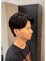 スイッチ(men's SWITCH)&nbsp;大分メンズセンターパートニュアンスパーマ刈り上げショート