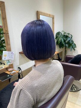 ステラバイケンジ(STELLA by KENJE) ハイトーン/wカラーボブ/白髪染め/透明感カラー/藤沢ヘアケア