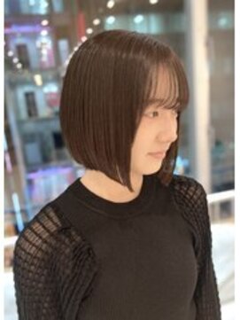 アロマ 仙台店(AROMA) 小顔カット×ツヤ感×ワンレンボブ