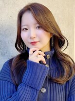 ミリ(mm)&nbsp;レイヤーカット/くびれヘア/くびれレイヤー/ベージュカラー