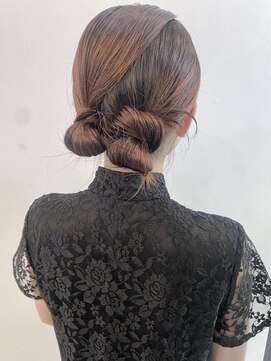 ロイオブジゼル(roi of GiseL) ヘアセット カチモリ 20代30代 結婚式 ライブ