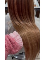 スタイル 横浜(STYLE)&nbsp;エクステンション/ブロンドカラーグラデーション長さだし/