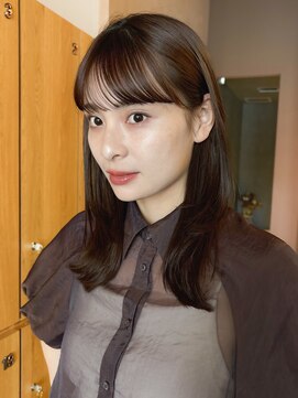 ガーデンヨコハマエスト(GARDEN YOKOHAMA est) メルティカラー ショコラブラウン ミディアムレイヤー 暖色