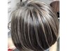 メッシュで白髪ぼかし＋トリ－トメント6800円