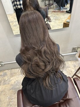 ラボアン 梅田店(lab.em.) 透明感グレージュカラー