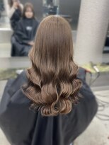 ペレ 栄店(PELE)&nbsp;ホワイトグレージュ/デジタルパーマ/チェリーブラウン/栄