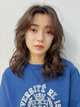 ガーデン 銀座(GARDEN) デジタルパーマ チェリーブラウン イメチェン 簡単スタイリング