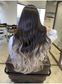 ダメージレス美髪グラデーション×ホワイト