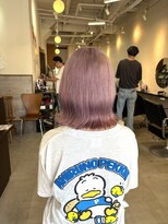 ラック 津田沼(LUCK) ピンクパープル/ダブルカラーインナーカラーケアブリーチ