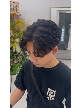 ステージ(STAGE) メンズパーマ フェザーパーマ 毛流れパーマ