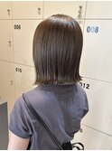 外はねボブ×ブラウンカラー REI