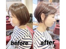 ◆リアルBEFORE→AFTER◆　実際にご来店されたお客様の許可をいただいて撮らせて頂いたスタイル写真