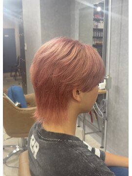 クリーブ 池袋(creeb) ピンクウルフ、メンズウルフ、ピーチピンク、池袋