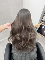 ワク 藤沢店(waku) グレージュ ケアブリーチ ダブルカラー