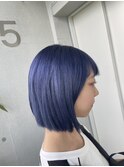色落ちまで可愛いブルー/色落ちはシアーベージュ