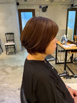 プラグ ヘアーデザイン 大名店(PLUG hair design) ショートボブ